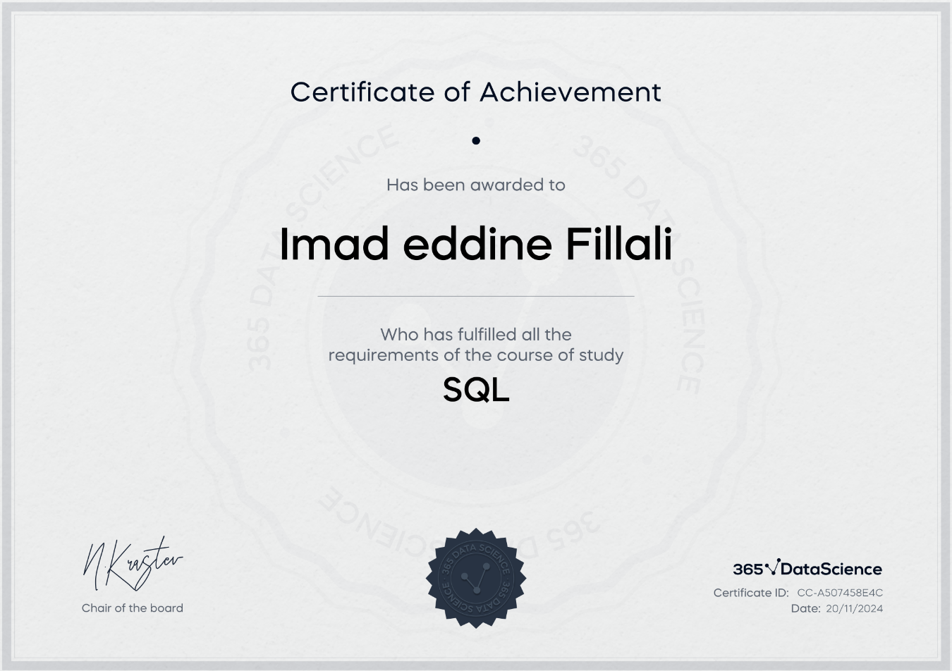 SQL Database Management